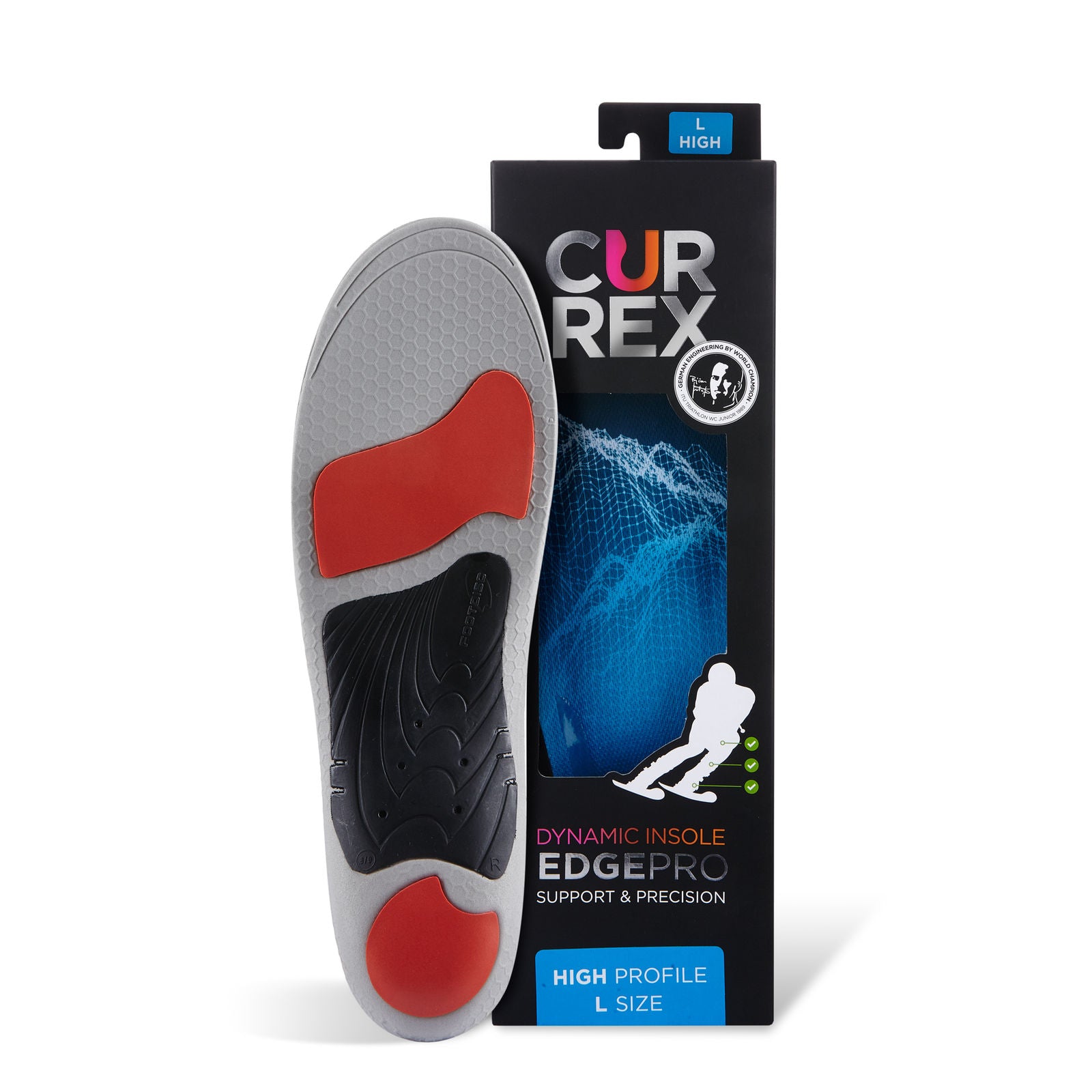 CURREX EdgePro® - Dynaaminen pohjallinen talviurheiluun ja vaelluksille