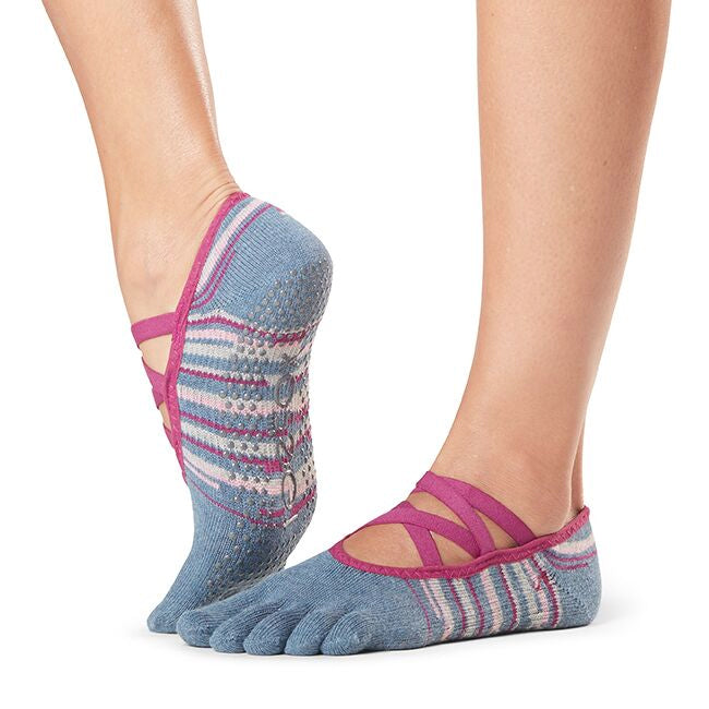 ToeSox Full Toe Elle Grip varvassukat